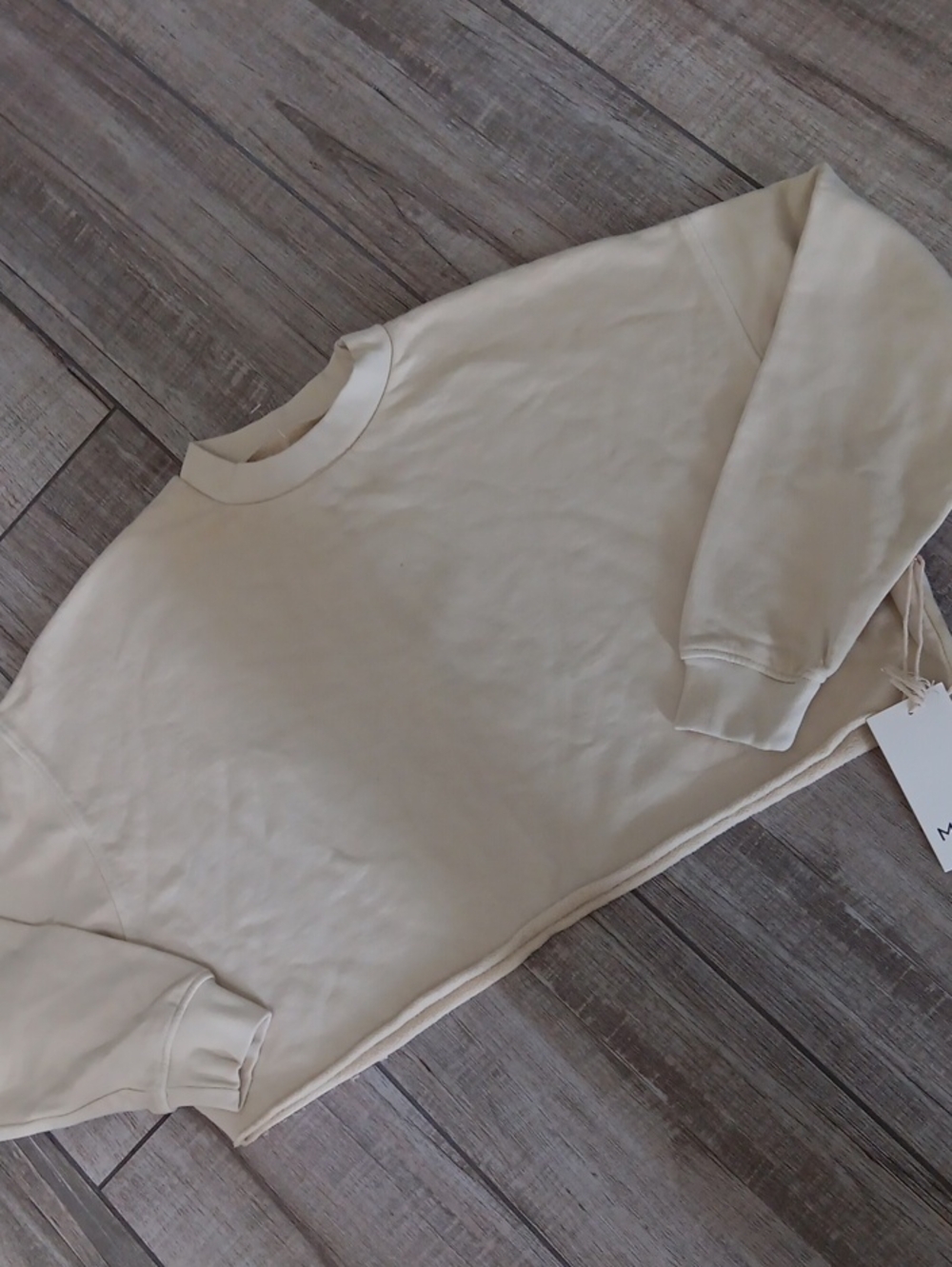 MATE..ORGANIC COTTON VINTAGE OVERSIZED SWEATSHIRT..SMALL